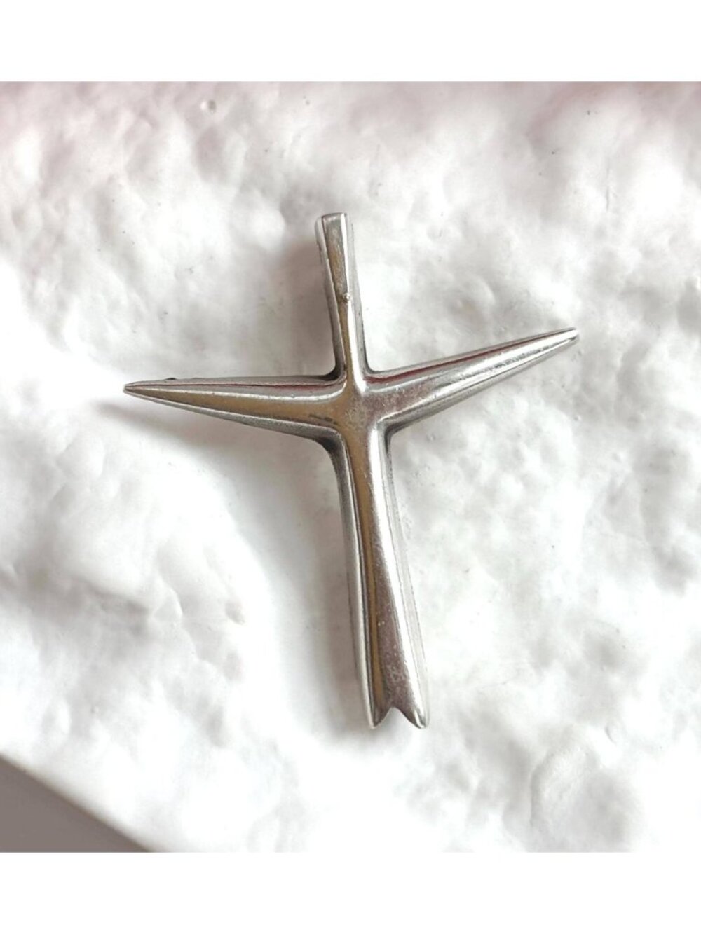 Kim Sterling Modernist Airplane Sterling Silver 925 Vintage Pendant | Charm